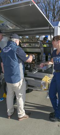 Manning the grill - Canterbury