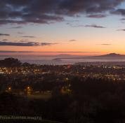 Sunrise from One Tree Hill - Auckland