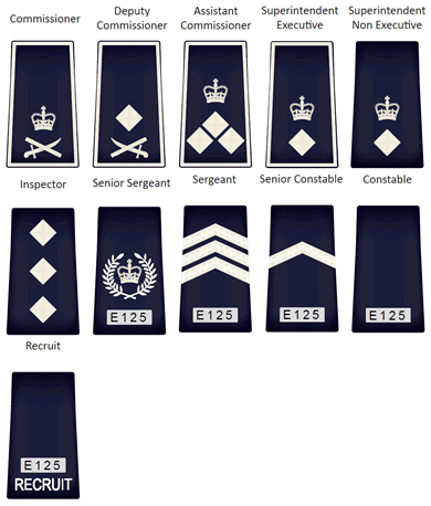 Police rank insignia