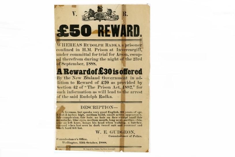 Reward notice