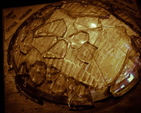 Photo of offside headlamp