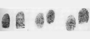 Photo of Sir William Herschel fingerprints