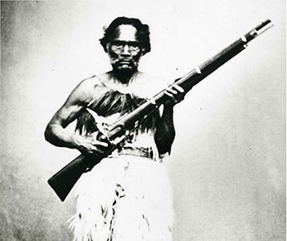 Native Constable, 1860s. New Zealand Police Museum Collection (2015/380/1