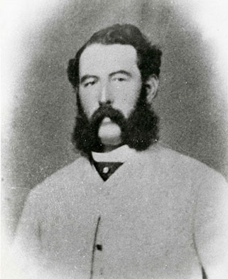 St John Branigan, Otago Provincial Police Commissioner, 1861. New Zealand Police Museum Collection (2015/239/1)