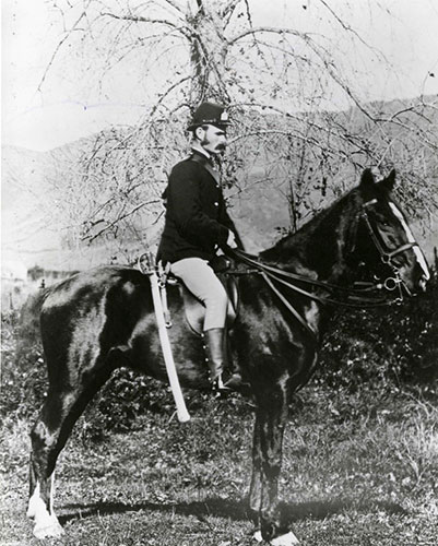 Mounted Constabulary Officer, 1870s. New Zealand Police Museum Collection (2013/698/1)