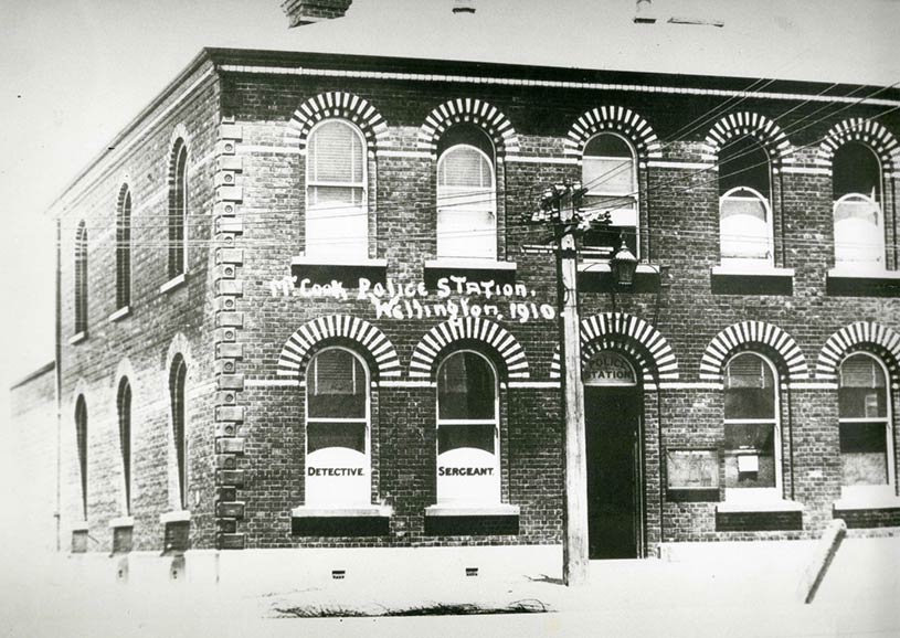 Mount Cook Police Station and barracks, 1910