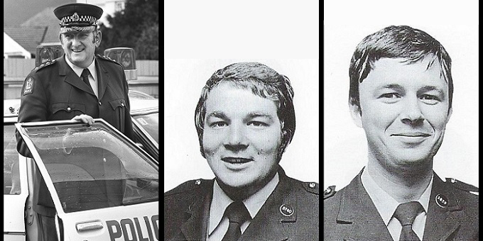 Inspector Melroy Huggard,Constable Kerry Borrows and Constable Gerard Prins
