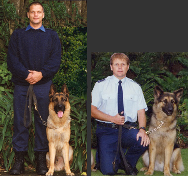 Senior Constable Dean Pleydell and Constable Patrick Rice