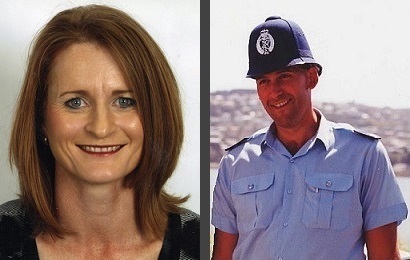 Detective Sergeant Jeanette Park and Detective Constable Duncan Taylor