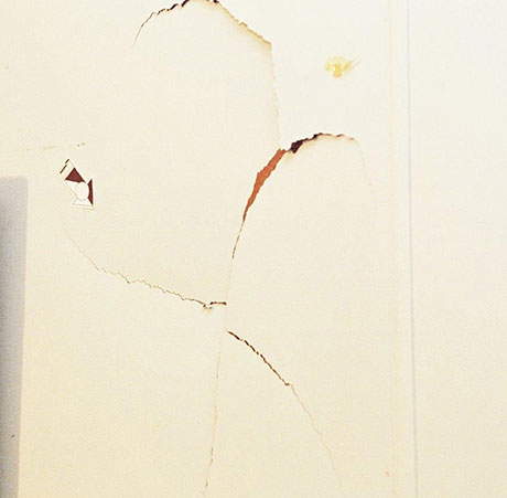 Crack in kitchen wall