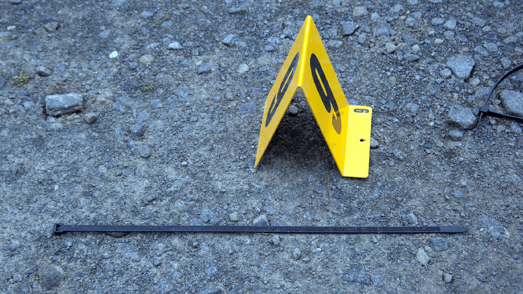 Cable tie found at the scene