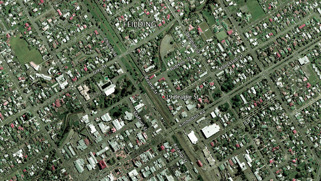 The area in Fielding where Bevan lived