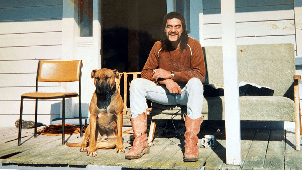 Bevan and his dog