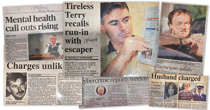 From the scrapbook - some career milestones as reported in the media.