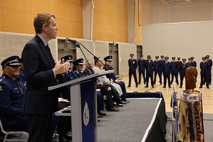 Police Minister Chris Hipkins