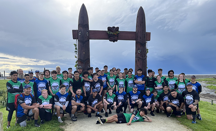 A group shot of the CACTUS Te Vaka Māia participants.
