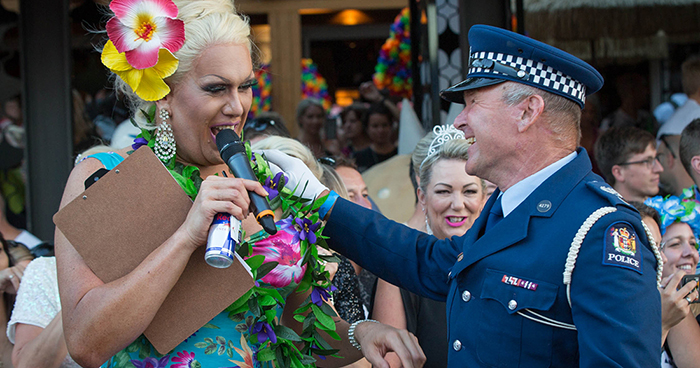 Mark and Ike were regulars at Pride and other community events.