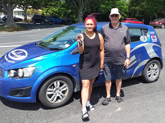 Dolly O’Hanlon-Taputoro and driver navigator Pat.