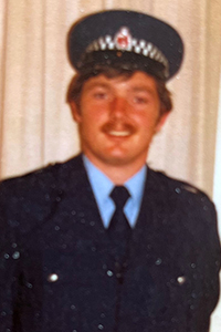 Malcolm during his Police College days.