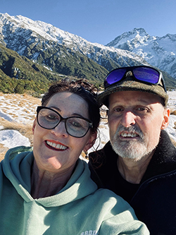 Craig and his wife Lani on a recent trip to Aoraki Mount Cook.