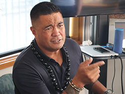 Youth Services Social Worker Jeremy Faumuinā.