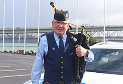 Pipe Major Stewart Hobson