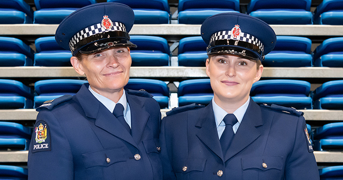 Constables Christel Jager and Toni Crombie-Ridding.