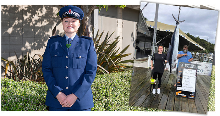 Lauren the new constable, and Lauren the big-game fishing enthusiast.