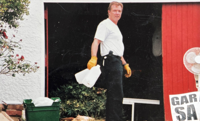 Malcolm executing a drug warrant - something he did extremely well a number of times over his career.