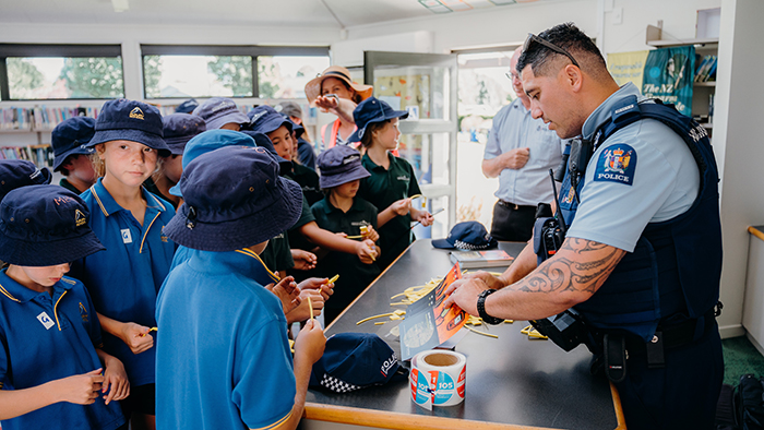 Think safe brain session. Photo credit: Sergeant Cam McBride