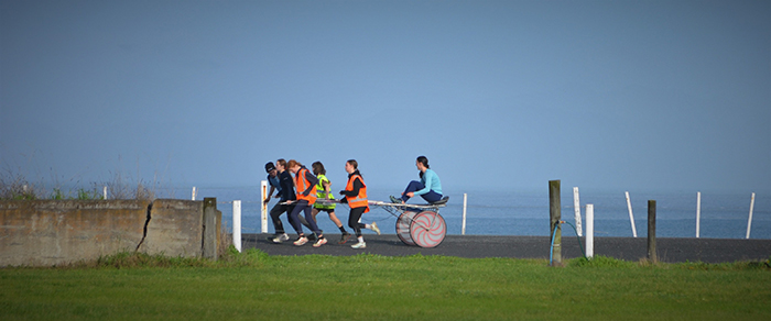 A fitting challenge for the 2023 CACTUS held at the Kaikōura Trotting Track.