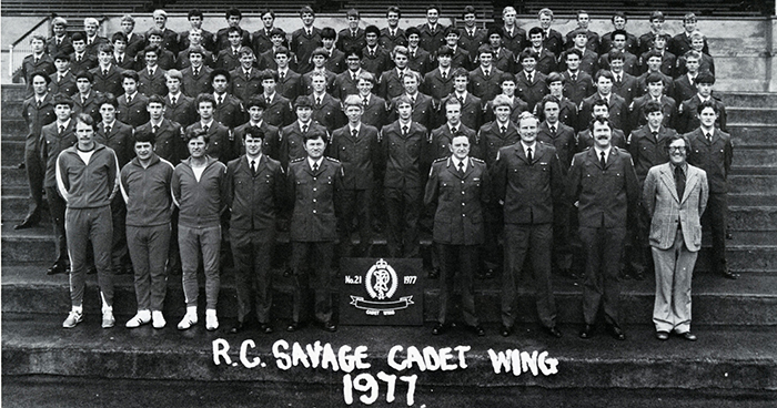 RC Savage Cadet Wing 21 - Garry is in the back row, second from the right.