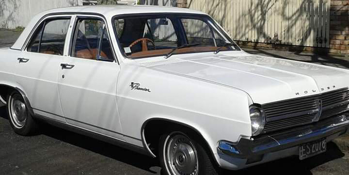 What a ride! Trixie's treasured 1965 Holden HD.