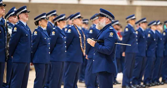 Wing 366 on parade