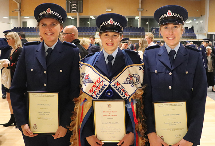 From left: Constables Kate Palmer, Harriet Ashby and Courtney Spence.