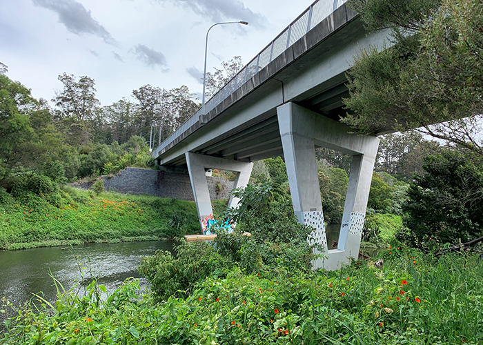 The Heritage Bypass bridge in Kerikeri
