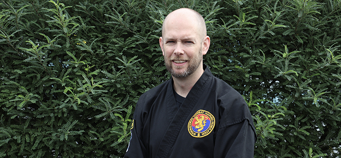 Inspector Nick Thom - two dan black belt in combat Hapkido.