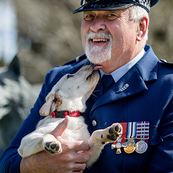 Tiny with 'Tiny' Taylor, in 2019.