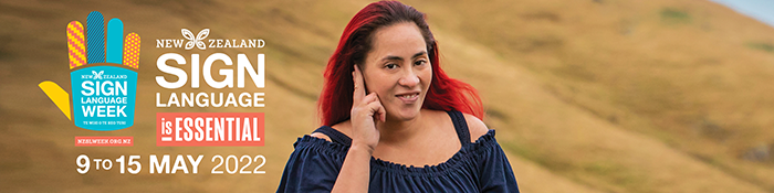 New Zealand Sign Language banner