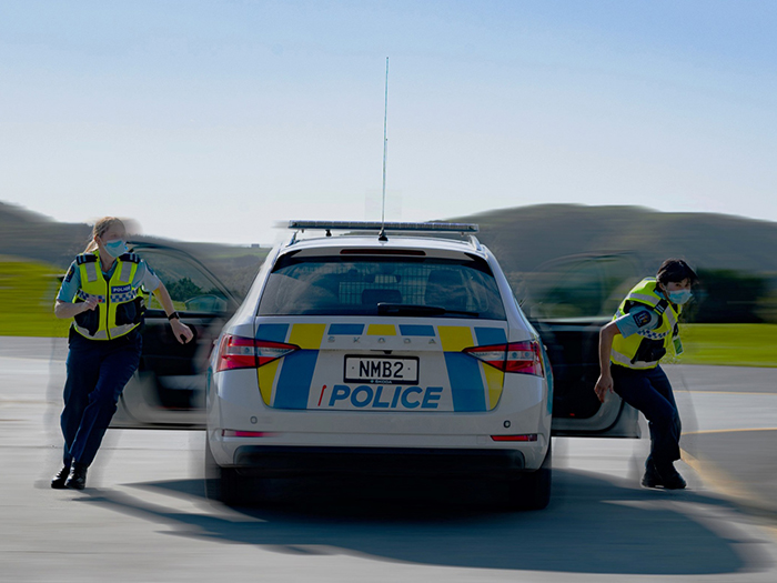 Recruits in action