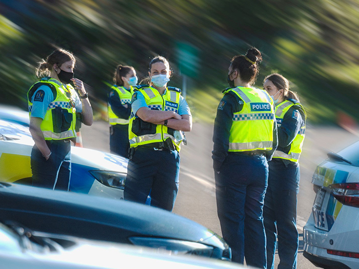 Recruits in a bubble and social distancing