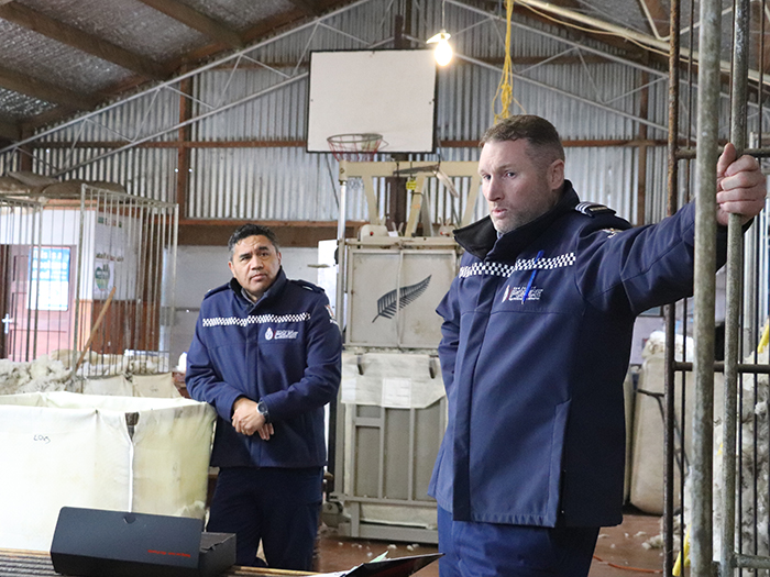 Peter and Blair share their prevention messaging kanohi ki te kanohi.
