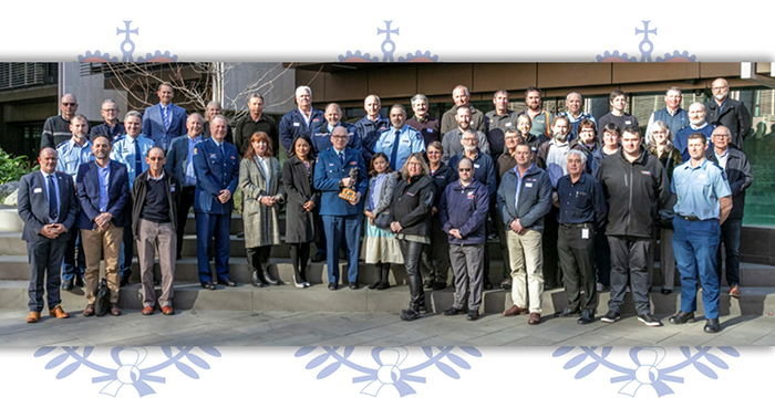 With representatives from 11 organisations, there was standing room only at the presentation.