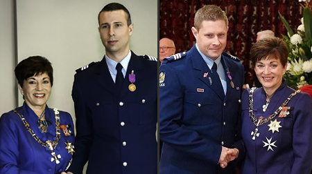 Sergeant Ryan Lilleby and Constable Christopher McDowell