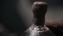 Accelerant bottle sealed with an Asti Riccadonna cork