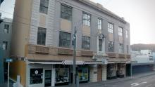 The exterior of the Wellington Trades Hall in Vivian Street.