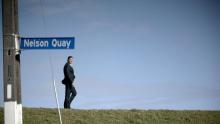 Detective Sergeant Brent Lyford in Nelson Quay, Greymouth