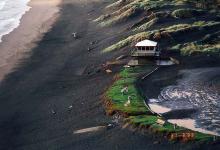 Surf club tower at Sunset Beach, Port Waikato