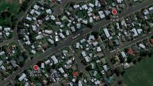 Map of the scenes in Diaz Drive, Flaxmere