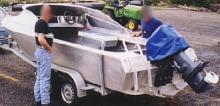 1997 5.5m aluminium runabout